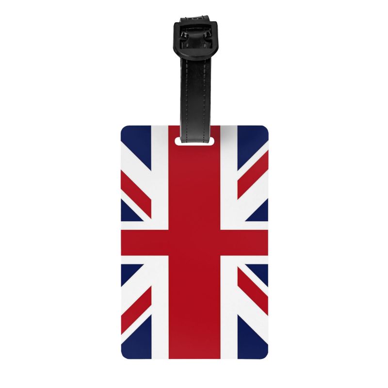 Luggage Cover Protector - Retro Union Jack Gepäckanhänger mit Namenskarte,