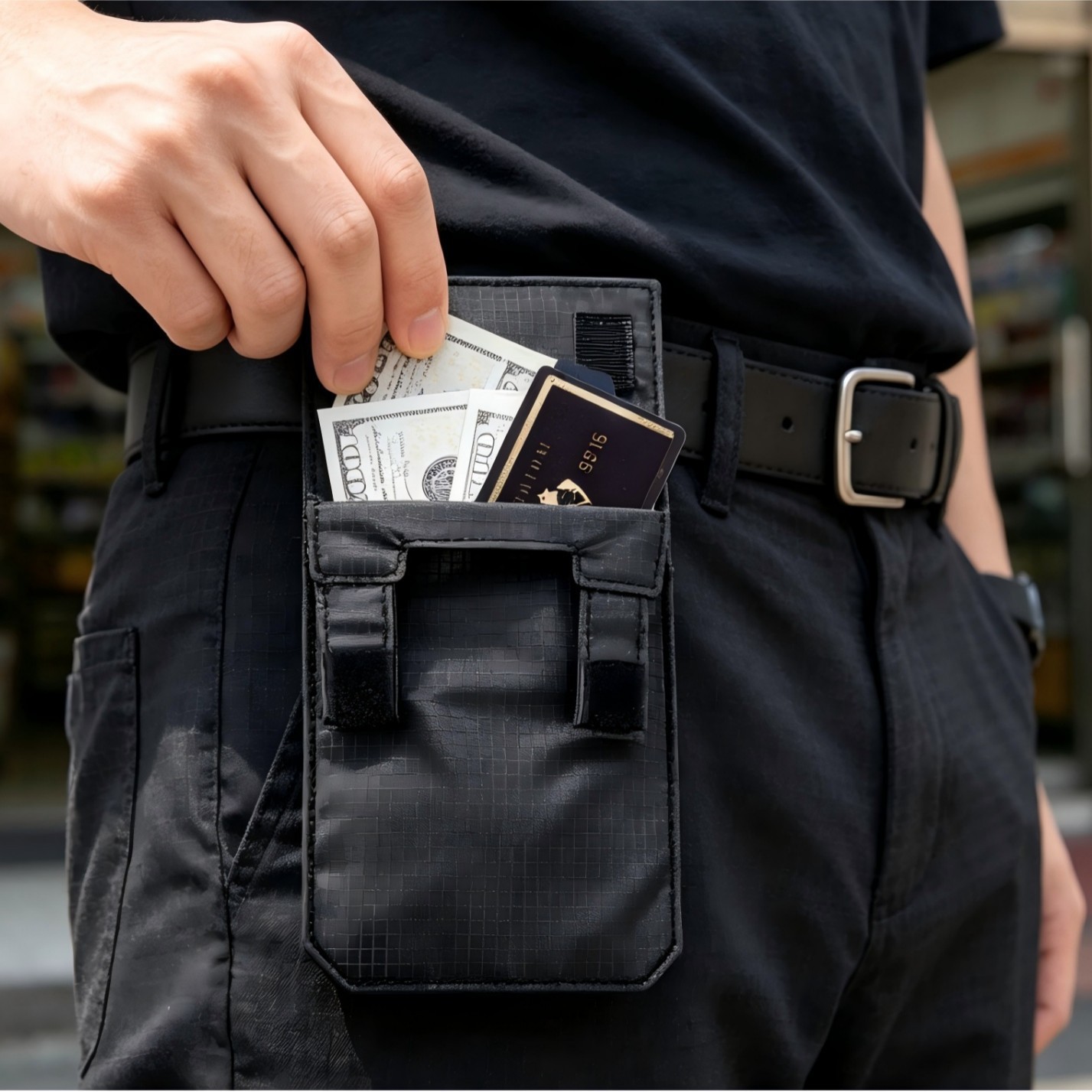 Travel Accessories Wallet - Reise-Geldgürtel, versteckte Geldtasche, Anti-Diebstahl-Passhülle, Geldbörse, Tasche