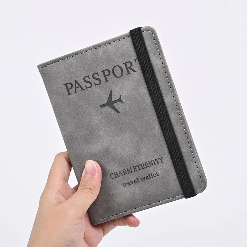 Travel Accessories Wallet - Männer PU Leder Brieftasche Reisepass Geldbörse