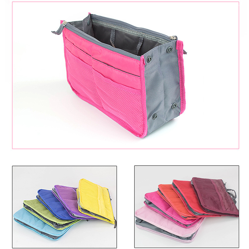 Travel Accessories Wallet - Organizer-Einsatztasche für Damen, Nylon, Reise-Einsatz-Organizer, Handtasche,