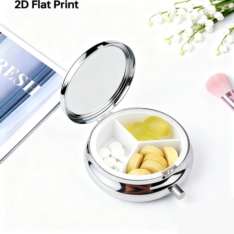 1 Stück flache, tragbare, rund – Travel Accessories As Gifts Bewertung und Preis