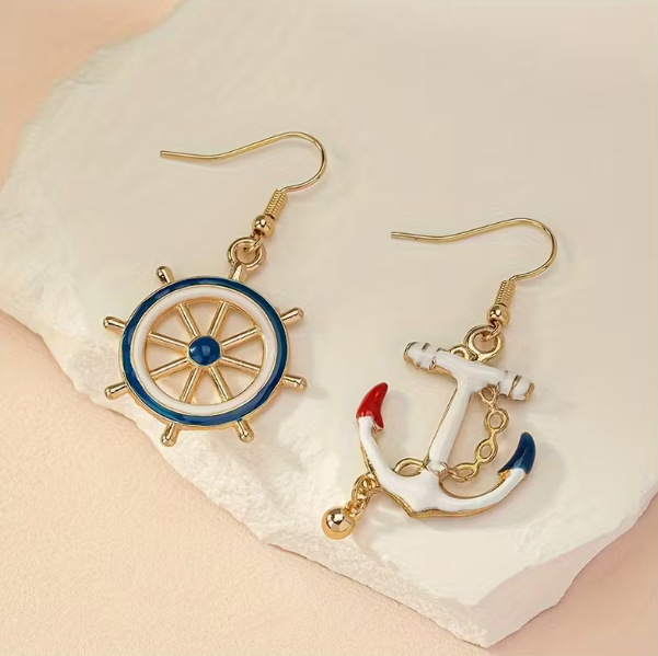 Ozeanelement Asymmetrische Gla – Travel Accessories Jewelry Bewertung und Preis