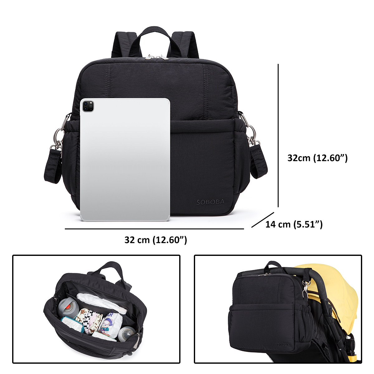 Großer Wickelrucksack mit hohe – Travel Accessories Baby Bewertung und Preis