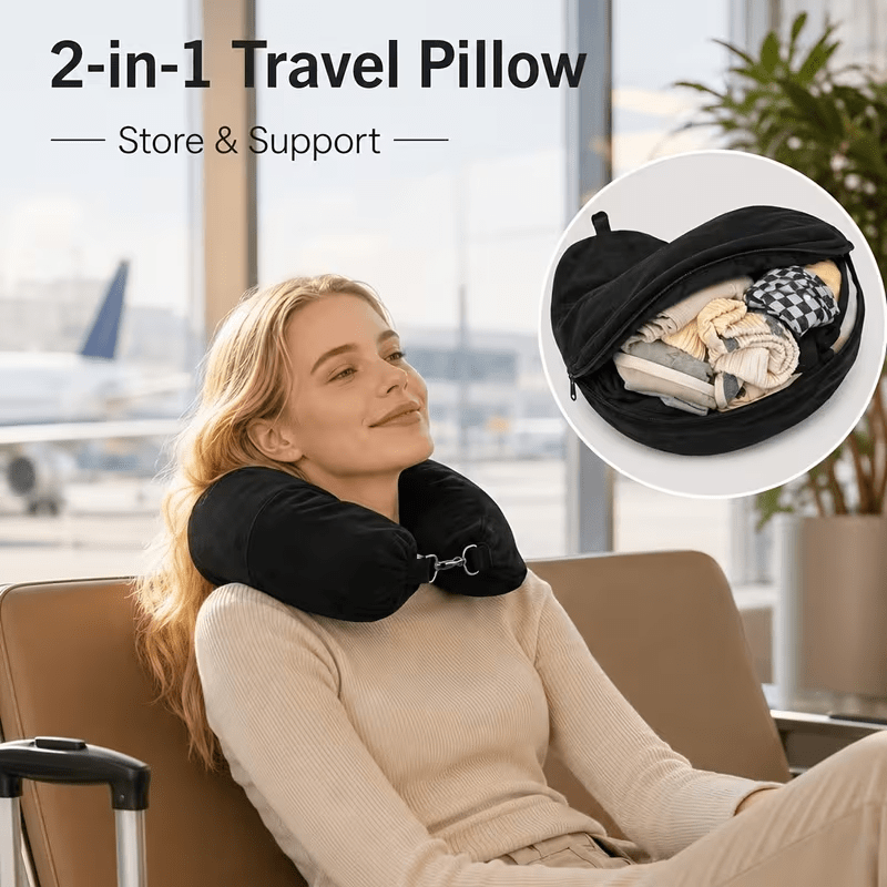 1 Set U-förmiger Kissenbezüge, – Travel Accessories Long Flight Bewertung und Preis